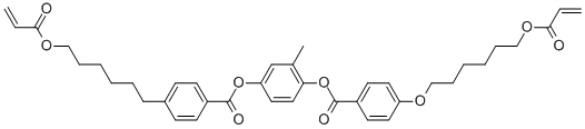 CAS:125248-71-7 | 1,4-BIS-[4-(6-ACRYLOYLOXYHEXYLOXY)BENZOYLOXY]-2-METHYLBENZENE | C39H44O10
