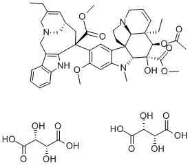 CAS: 125317-39-7 |Vinorelbine tartrate |C53H66N4O20