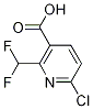 CAS:1256794-35-0 | 6-chloro-2-(difluoroMethyl)nicotinic acid | C7H4ClF2NO2 Featured Image