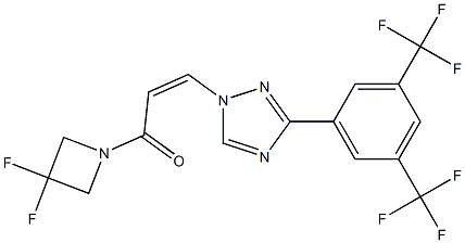 CAS:1421919-75-6 | (Z)-3-(3-(3,5-bis(trifluoroMethyl)phenyl)-1H-1,2,4-triazol-1-yl)-1-(3,3-