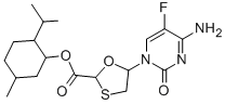 CAS:147126-75-8 | [1R-[1(2S*,5R*),2beta,5alpha]]-5-(4-Amino-5-fluoro-2-oxo-1(2H)-pyrimidinyl)-1,3-oxathiolane-2-carboxylic acid 5-methyl-2-(1-methylethyl)cyclohexyl ester