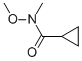 CAS:147356-78-3 |N-METHOXY-N-METHYLCYCLOPROPANCARBOXAMID