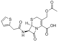 CAS:153-61-7 |(6R,7R)-3-(acetoximetil)-8-oxo-7-(2-(tiofen-2-il)acetamido)-5-tia-1-aza-biciclo[4.2.0]oct-2-eno -ácido 2-carboxílico