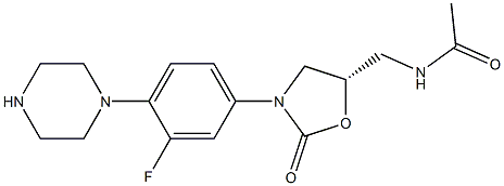 CAS:154590-66-6 |(S) -N-((3-(3-Фтор-4-пиперазин-1-илфенил)-2-оксооксазолидин-5-ил)Метил)-ацетамид