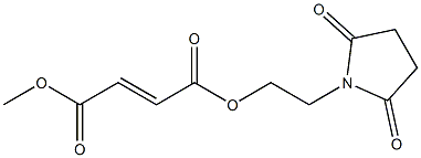 КАС: 1577222-14-0 |4-О-[2-(2,5-диоксопирролидин-1-ил)этил] 1-О-метил (Е)-бут-2-ендиоат