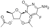 CAS:161599-46-8 | 2′,3′-Di-O-acetyl-5′-deoxy-5-fuluro-D-cytidine