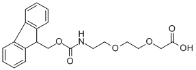 CAS:166108-71-0 | [2-[2-(Fmoc-amino)ethoxy]ethoxy]acetic acid Featured Image