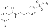 CAS:16673-34-0 |4-(2-(5-Cloro-2-metoxibenzamido)etil)benzenossulfamida