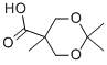 CAS: 16837-14-2 |2،2،5-تريميثيل -1،3-ديوكسان-5-كربوكسيل حمض
