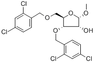 CAS:168427-35-8 |1-Methyl-3,5-bis-O-(2,4-dichlorbenzyl)-alpha-D-ribofuranosid