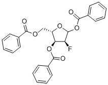CAS:171721-00-9 |1,3,5-Tri-O-benzoil-2-desoxi-2-fluoro-alfa-L-arabinofuranosa