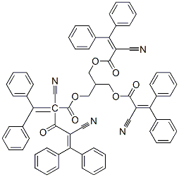CAS:178671-58-4 | 2-Propenoic acid, 2-cyano-3,3-diphenyl-, 2,2-bis(2-cyano-1-oxo-3,3-diphenyl-2-propenyl)oxymethyl-1,3-propanediyl ester
