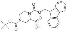 CAS:183742-23-6 |4-Boc-1-Fmoc-2-піперазінкарбонавая кіслата