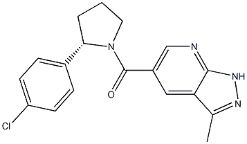 CAS:1883423-59-3 |(S)-(2-(4-clorofenil)pirrolidin-1-il)(3-metil-1H-pirazolo[3,4-b]piridin-5-il)metanona