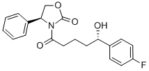 CAS:189028-95-3 | (4S)-3-[(5R)-5-(4-FLUOROPHENYL)-5-HYDROXYPENTANOYL]-4-PHENYL-1,3-OXAZOLIDIN-2-ONE