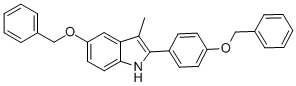 CAS:198479-63-9 |3-метил-5-(фенилметокси)-2-[4-(фенилметокси)фенил]-1Н-ИНДОЛ