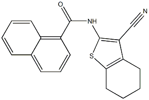 CAS: 312917-14-9 | N-(3-Cyano-4,5,6,7-tetrahydrobenzo[b]thienyl-2-yl)-1-naphthalenecarboxamide