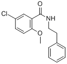 CAS:33924-49-1 |5-CHLORO-2-METOXY-N-(2-FENYLETHYL)BENZAMIDE