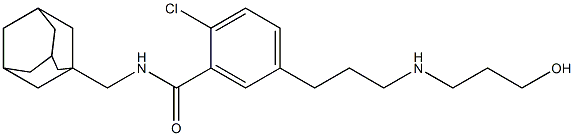 CAS:345304-65-6 |N-(1-adamantylmethyl)-2-chloro-5-[3-(3-hydroxypropylamino)propyl]benzamide