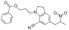 CAS:350797-56-7 |1-[3-(Benzoyloxy)propyl]-2,3-dihydro-5-(2-nitropropyl)-1H-indole-7-carbonitrile