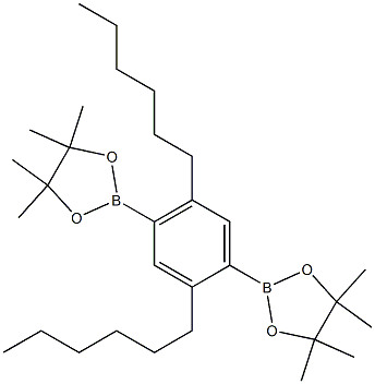 CAS:374934-77-7 |2,2′-(2,5-dihexyl-1,4-phenylene)bis(4,4,5,5-tetramethyl-1,3,2-dioxaborolane)