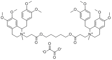 CAS:64228-78-0 | pentamethylene bis[1-(3,4-dimethoxybenzyl)-3,4-dihydro-6,7-dimethoxy-1H-isoquinoline-2-propionate], dioxalate