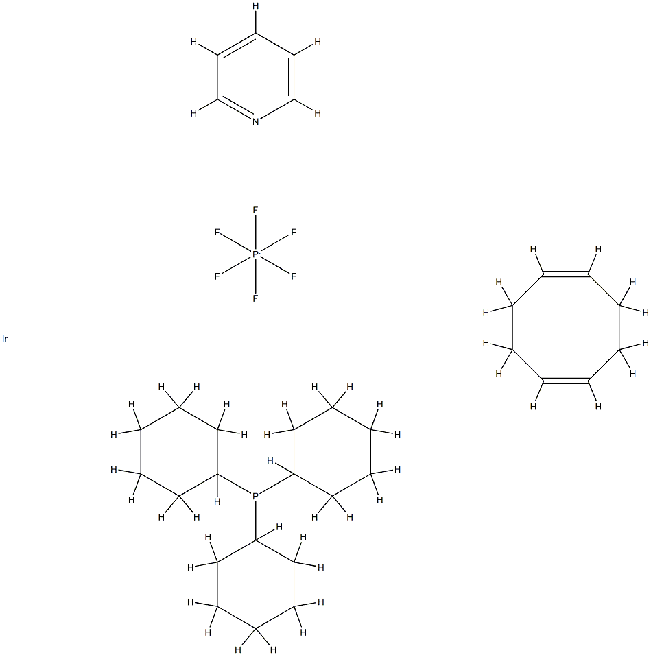 CAS:64536-78-3 | (1,5-CYCLOOCTADIENE)(PYRIDINE)(TRICYCLOHEXYLPHOSPHINE)IRIDIUM(I) HEXAFLUOROPHOSPHATE