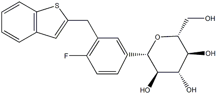 CAS:761423-87-4 | (1S)-1,5-Anhydro-1-C-[3-[(1-benzothiophen-2-yl)methyl]-4-fluorophenyl]-D-glucitol
