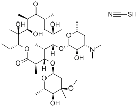 Erythromycin thiokyanát