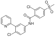 CAS:879085-55-9 | 2-Chloro-N-[4-chloro-3-(2-pyridinyl)phenyl]-4-(methylsulfonyl)benzamide