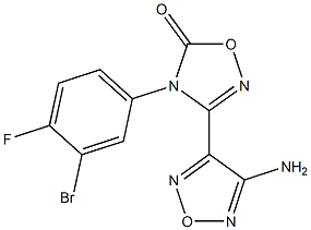 CAS:914471-43-5 | 3-(4-Amino-1,2,5-oxadiazol-3-yl)-4-(3-bromo-4-fluorophenyl)-1,2,4-oxadiazol-5(4H)-one