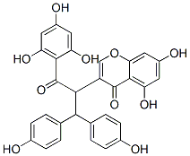 CAS:93413-00-4 | (+)-3-[1-[Bis(4-hydroxyphenyl)methyl]-2-oxo-2-(2,4,6-trihydroxyphenyl)ethyl]-5,7-dihydroxy-4H-1-benzopyran-4-one