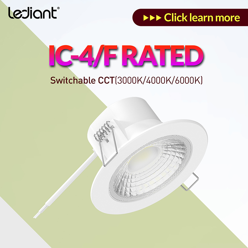 Factory source 12w Square Led Downlight - 8W 100LM/W CCT Changeable Downlight With Lens – Radiant Lighting