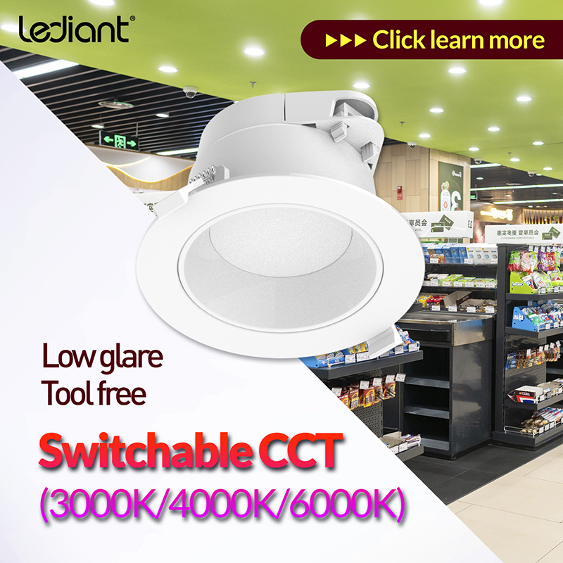 100% Original Recessed Downlight Fixture - CCT Switchable 13W Commercial Downlight – Radiant Lighting