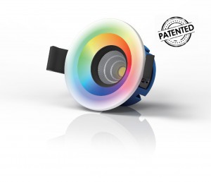 Kaleido smart control low  baffle RGB+W downlight 5RS263