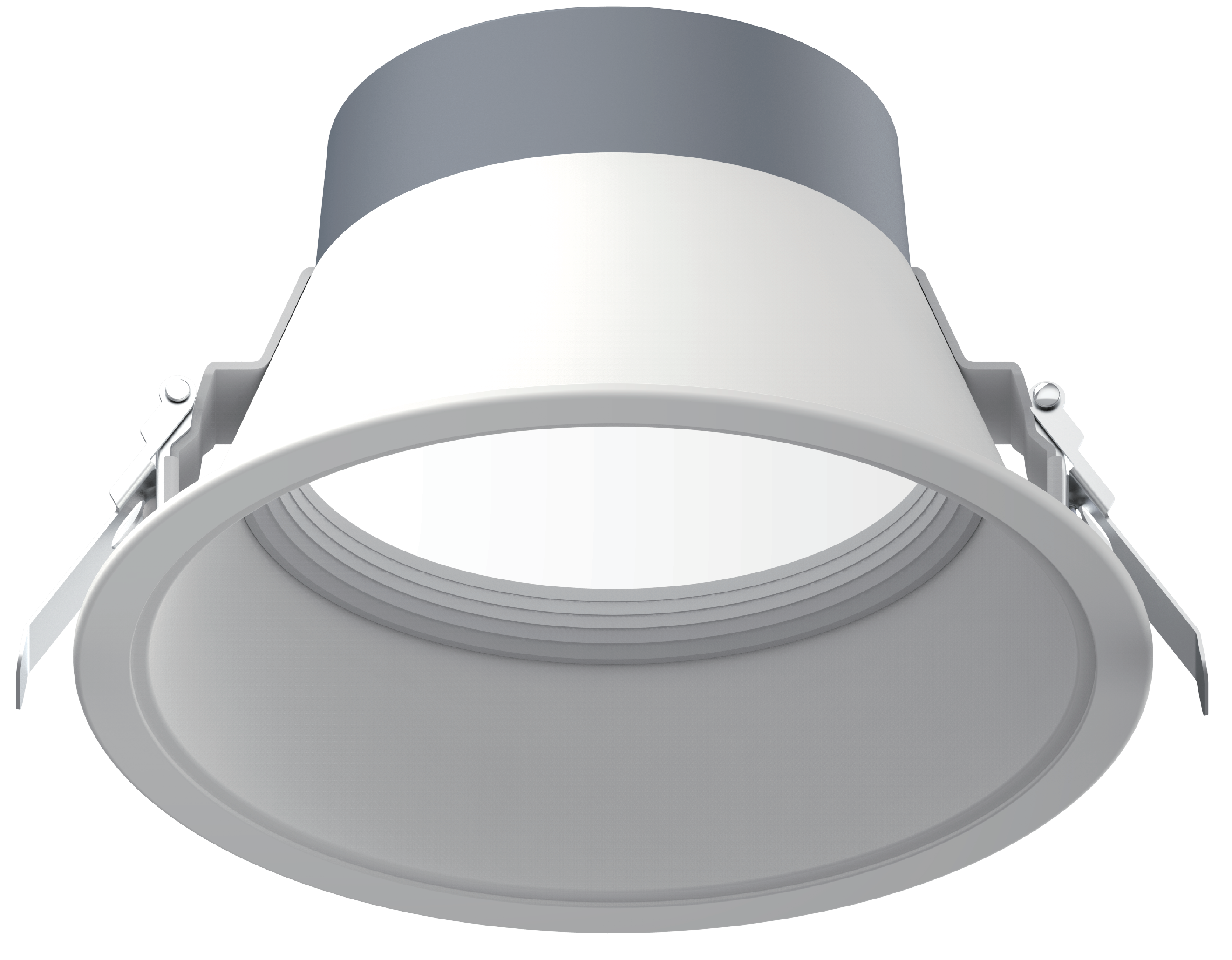 Downlight comercial LED de 15 W/20 W IP44 de baixo brillo con clasificación de lume