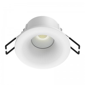 MILD 7W LOW GLARE LED DOWNLIGHT IP65 front fire rated CCT switchable