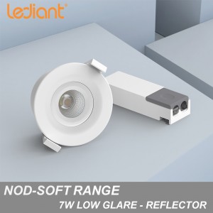 Nod Series Reflector – 7W LED Premium Dimmable Low Glare Downlight