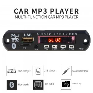 MP3 Player bluetooth for car running music play book reading FM USB SD card player