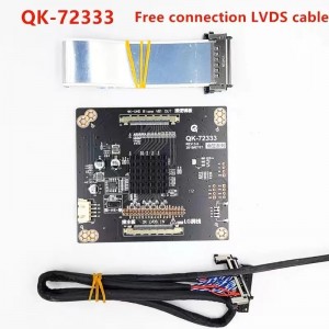 2k to 4k converter board  New QK-72333 BH-72333 lvds frequence multiplier pcb
