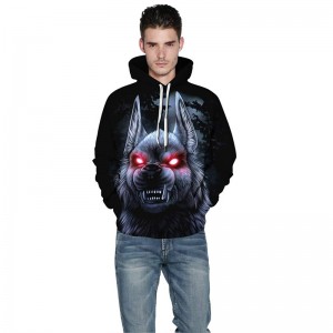 Dijual panas di Arhaan International kualitas luhur gaya unik hooded sweatshirt ngaropéa 3D hoodie