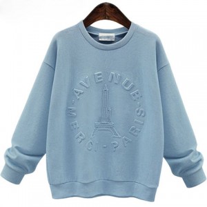 OEM groothandel damessweatshirt op maat gemaakt in reliëf gemaakt logo-ontwerp Solid Hoodie-sweatshirt