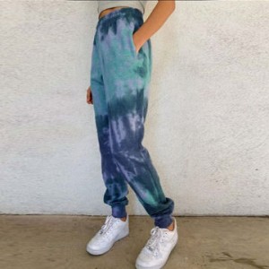 Unisex style custom casual jogger track pants Women’s casual pants tie dye fashion jogger