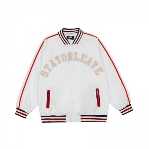 Wholesale Autumn New Coat Custom Embroidery Men's and Women's Campus Students Casual Baseball Jackets