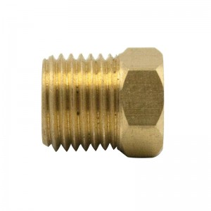 Legines Brass Brass Inverted Flare Fitting Tube Nut, OD Tube