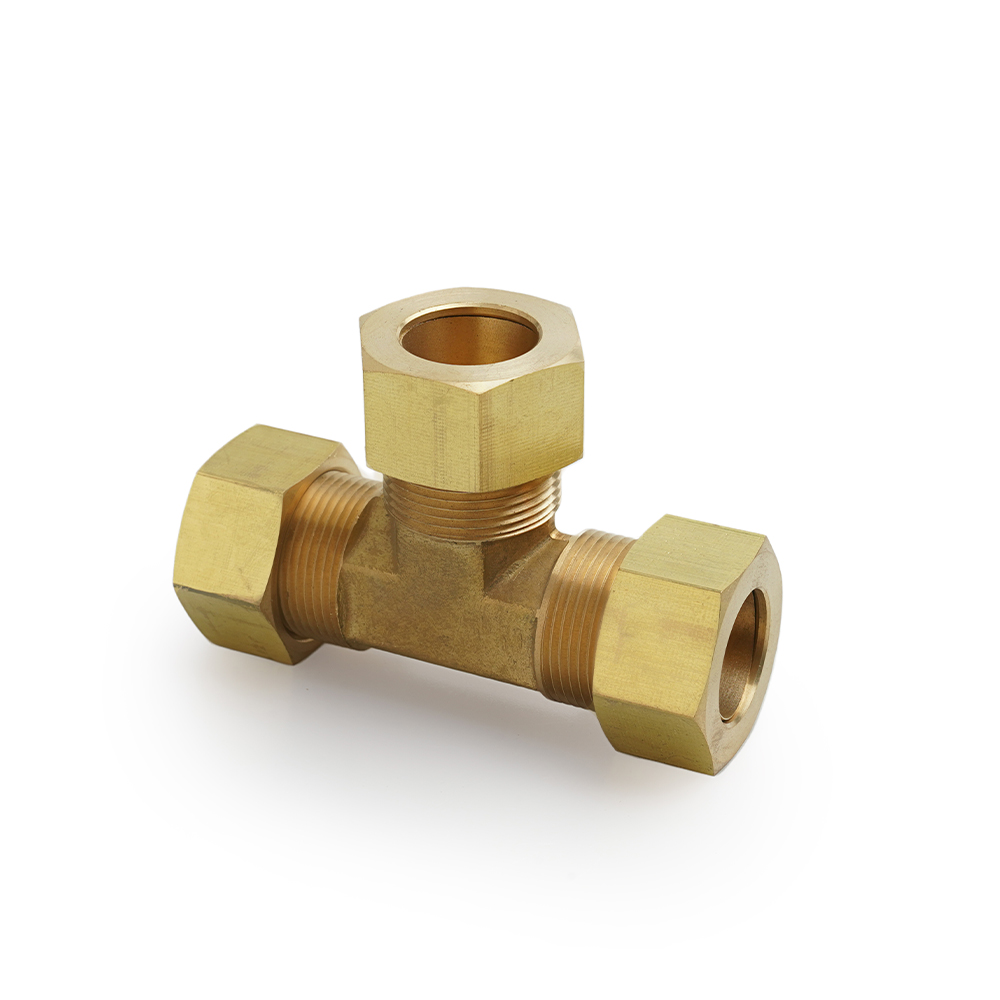 Brass Union Tee Compression Fittings 64 #