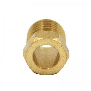 Legines Brass Inverted Flare Fitting Tube Nut, OD Tube