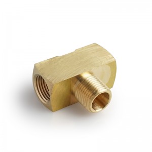 Legines Brass Pipe Fitting, Barstock Male Branch Tee