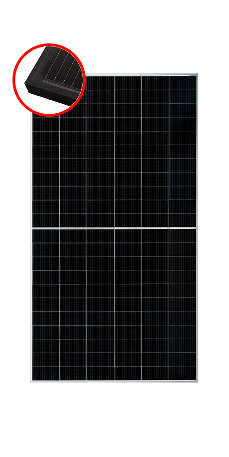 182 MBB Mono Perc polobunkový modul (čierny rám)