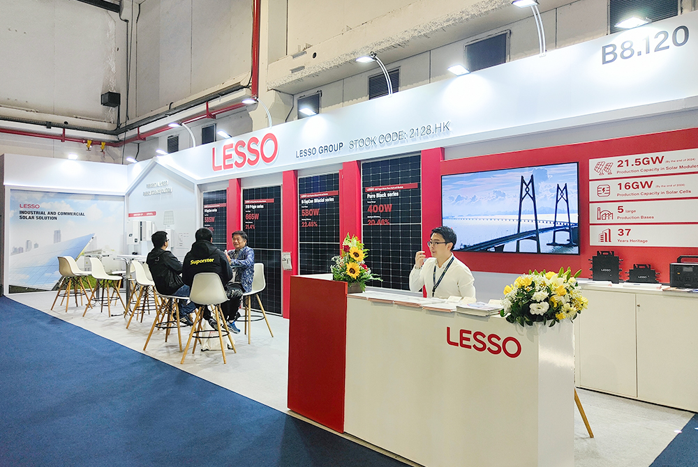Exhibition News|LESSO Solar shines at InterSolar South America 2023 and ASEAN Sustainable Energy Week 2023